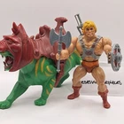 Vtg HE-MAN & BATTLE CAT Motu Masters Of The Universe Original Action Figure 23-7