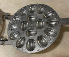WALNUT COOKIE MOLD PASTRY MAKER 16 NUTS ORESHKI ОРЕШНИЦА For Baking On Stove