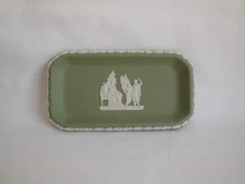 Wedgwood Sage Green Jasperware Icarus & Daedalus Dish