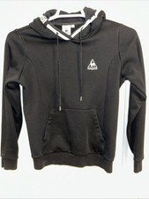 Le Coq Sportif Men's Vintage Hoodie Pullover Black Size L