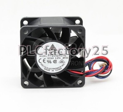 Original   FFB0624EHE 6038 60mm 6cm DC 24V 0.57A axial case cooling fan #wd