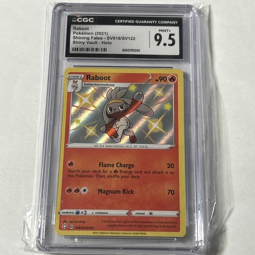CGC 10 Raboot Shiny Star V S4a 215/190 Shiny Rare
