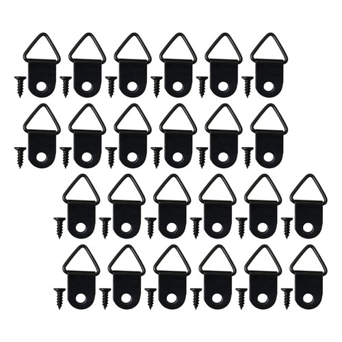 100 PIEZAS Gancho Accesorios Triángulos Anillos en D Marco Ganchos para Colgar Kit - Imagen 11 de 12