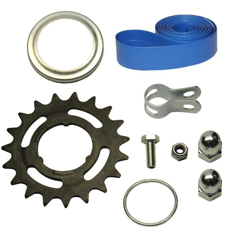 26 Zoll Fahrrad Hinterrad Aluminiumfelge Laufrad mit Rücktrittbremse RBN silber