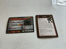 Cartes Catalyst Game Labs Alpha Strike Mech et Pilot X2