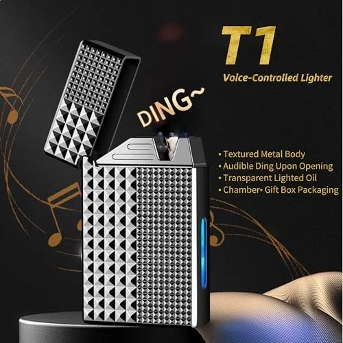 Voice-Controlled Lighter T1, Sound-Activated, Shake-Activated, Knock  - Picture 2 of 6