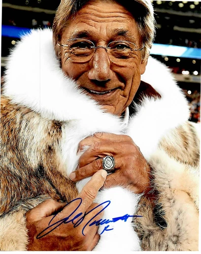New ListingJoe Namath New York Jets Quarterback SB XLVIII Signed 8 x 10 Photo TTM COA