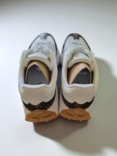 Zapatillas deportivas blancas/marrones GUESS para mujer UK 6, con logotipo de Calebb5 - Imagen 4 de 10