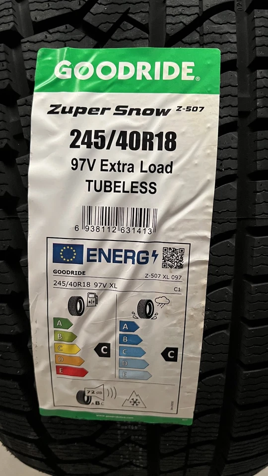 4x GOODRIDE Zuper Snow Z-507 245/40 R18 97V XL Winter Reifen Winterreifen - Bild 2 von 3