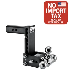 B&W Trailer Hitches Tow & Stow Adjustable Trailer Hitch Ball Mount - TS10049B