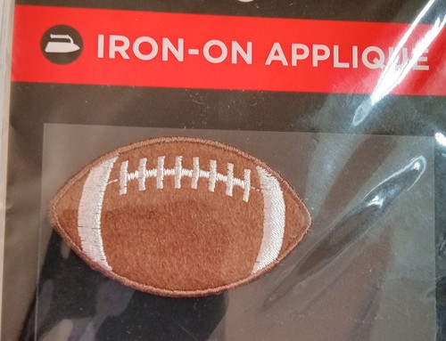 LOT OF 3 Football and Lama IRON ON PATCHES NEW - Picture 2 of 3