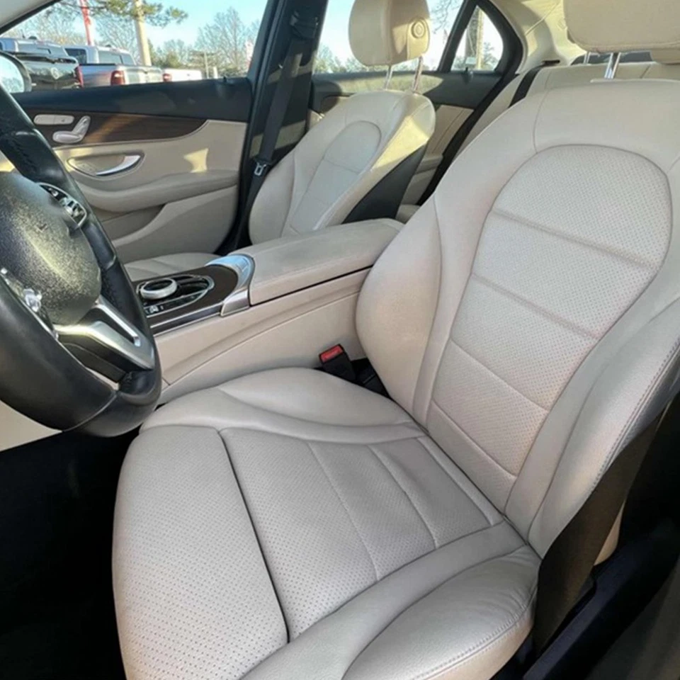 适用于梅赛德斯奔驰 E350 E550 2010 11 12 2013-2014 司机底部座椅套棕褐色 EE — 第 3/4 张图片