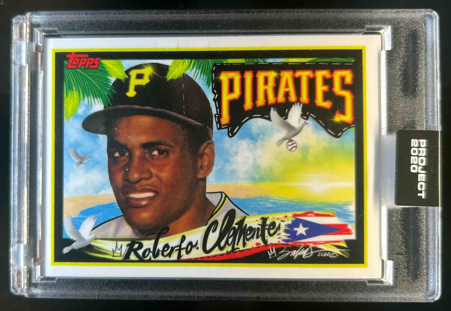 2020 Topps Project Roberto Clemente By King Saladeen #154 Pirates