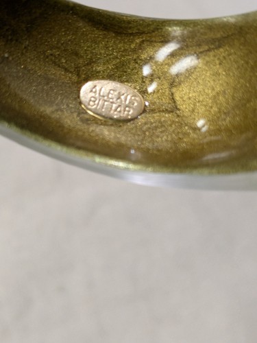 Lote de 3 Brazaletes Alexis Bittar Lucita y Cristal *Ver Descripción* - Imagen 4 de 13