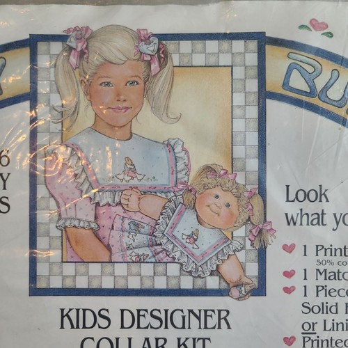 NEW Cabbage Patch Collar Pattern Matching Kid 5016 Honey Bunny Country Duck 1988 - Picture 2 of 7