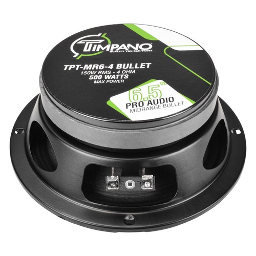 6.5 Midrange Speaker TPT-MR6-4 Bullet 500 Watts, 4 Ohm, Shallow Mount 6.5 Inc... - Picture 5 of 7