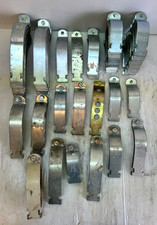 Lot Of 123 B-LINE/Unbranded Conduit Strut Clamps Various Sizes T01109