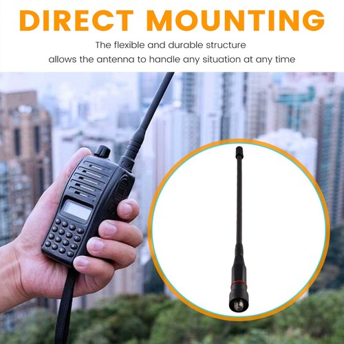 2X (wysuwana antena walkie-talkie dwupasmowa 144/430Mhz SMA-żeńska8892 - Zdjęcie 7 z 7