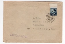 BOHEMIA & MORAVIA WW II GERMANY OCCUPATION PRINTED MATTER COVER 