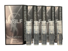 5x MYSLF L'ABSOLU YSL YVES SAINT LAURENT 0.04oz / 1.2ml PARFUM Spray Samples NEW