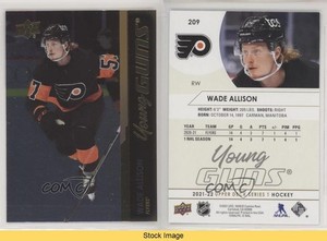 2021-22 Upper Deck Series 1 Young Guns Silver Foil Wade Allison #209 Rookie RC