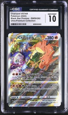 CGC 10 GEM MINT Charizard VSTAR SWSH262 PROMO Ultra-Premium UPC