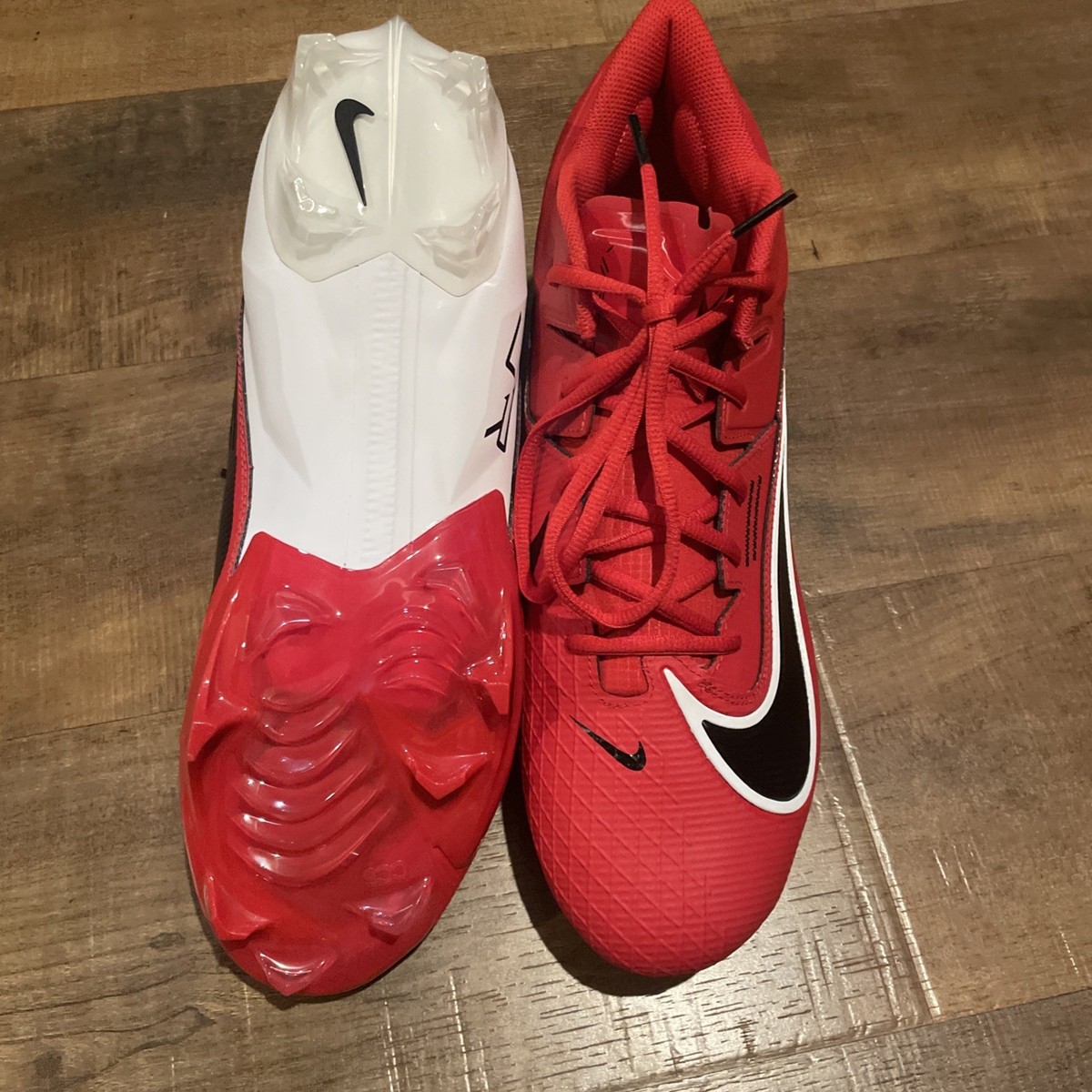 Men\'s Size 12‎ Nike Vapor Edge Elite 360 2 Red Black Football Cleats DA5457-600 Men main image 3
