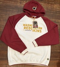 Vintage Reebok 2000s Y2K Washington Redskins Pullover Hoodie Stitched Sz XL NEW