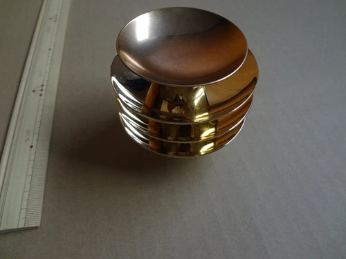 Rare WWII WW2 japanese sake cup 4 set medal MILITARIA Military ARMY NAVY BADGE 2