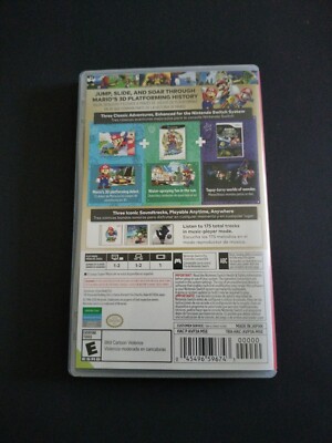 Replacement Case ONLY Super Mario 3d All-Stars Nintendo Switch Box