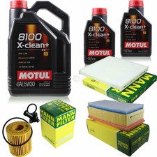 MOTUL 7 L 5W-30 MOTOR-ÖL+MANN-FILTER für Toyota Avensis Stufenheck T25 2.2 D-4D