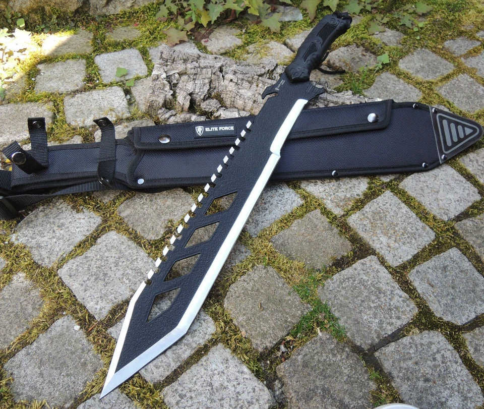 Elite Force EF712 Messer Tanto Machete Buschmesser Outdoor 420 Stahl + Scheide