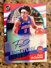 2021-22 Panini Donruss Basketball FRANK JACKSON #SS-FJK Signature Series Auto