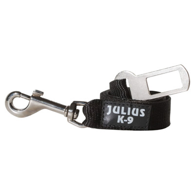 Julius-K9 Sicherheitsgurt Adapter für Hunde bis 25 kg - schwarz, Auto-Zubehör