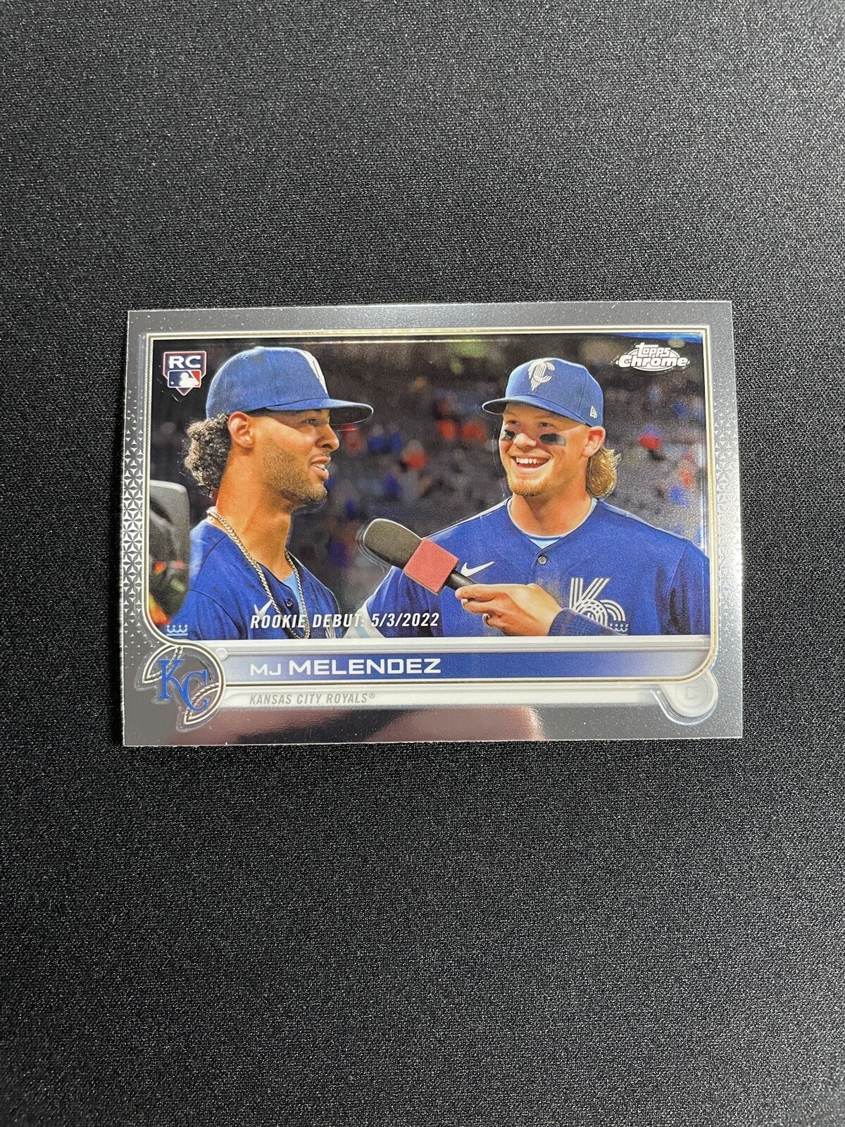 2022 Topps Chrome Update MJ Melendez RC Rookie Debut Kansas City Royals #USC84
