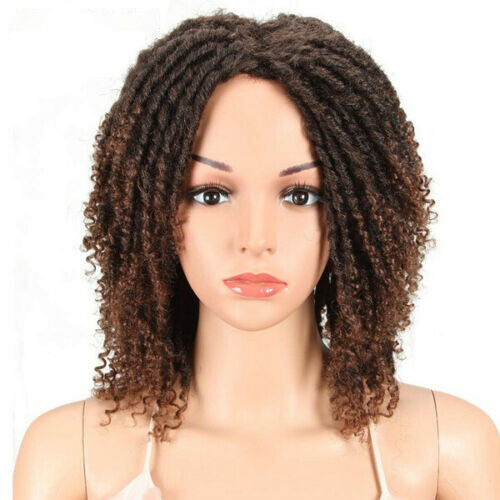 Parrucche Dreadlock Intreccia Uncinetto Torsione Marroni per Donna Nera con 20pz Perline - Foto 4 di 7