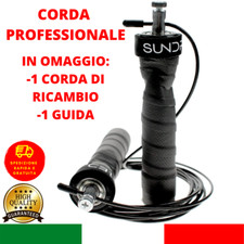 ✅ CORDA PER SALTARE Regolabile Allenamento Boxe Pugilato Salto HIIT Fitness ✅