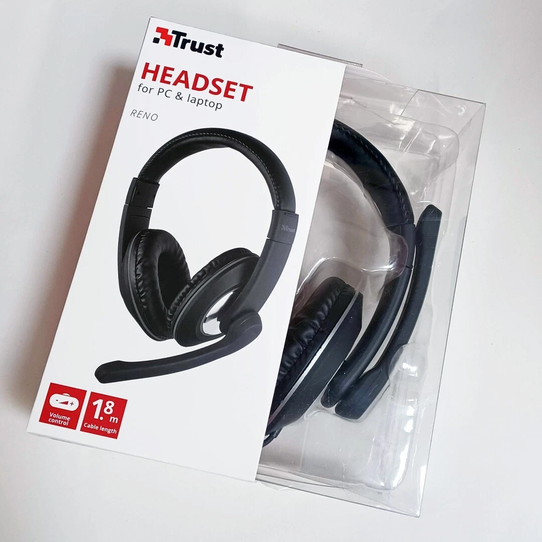 Trust Reno PC Headset Gaming with Microphone for 1.8m Wired PC