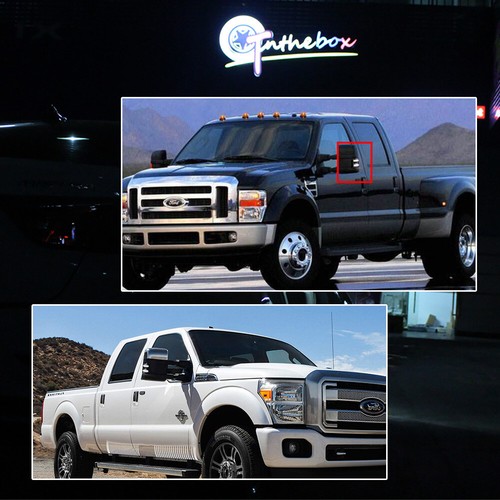 Luces marcadoras LED blancas humo para Ford F250/350/450/550 2008-16 - Imagen 10 de 10