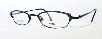 Zimco Optics Retro Z #12 eyeglass frame 46-18-135 Black Stars metal eyewear NEW