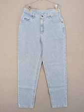 Lee Blue Jeans Size 12 Medium USA Vintage Light Color High Waisted -0325D184T