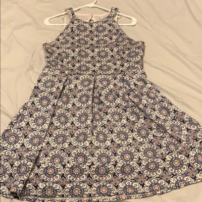 Robe Xhilaration à Motif Floral Avec Dos Décolleté (Keyhole) - Taille L - Style Fit & Flare - Pour Soirée