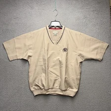 Cutter & Buck Windbreaker Pullover Mens Medium Embroidered Lined Casual Outdoor