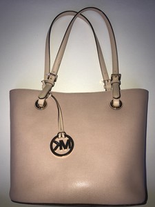 kors ballet purse tote jet michael leather pink medium baby