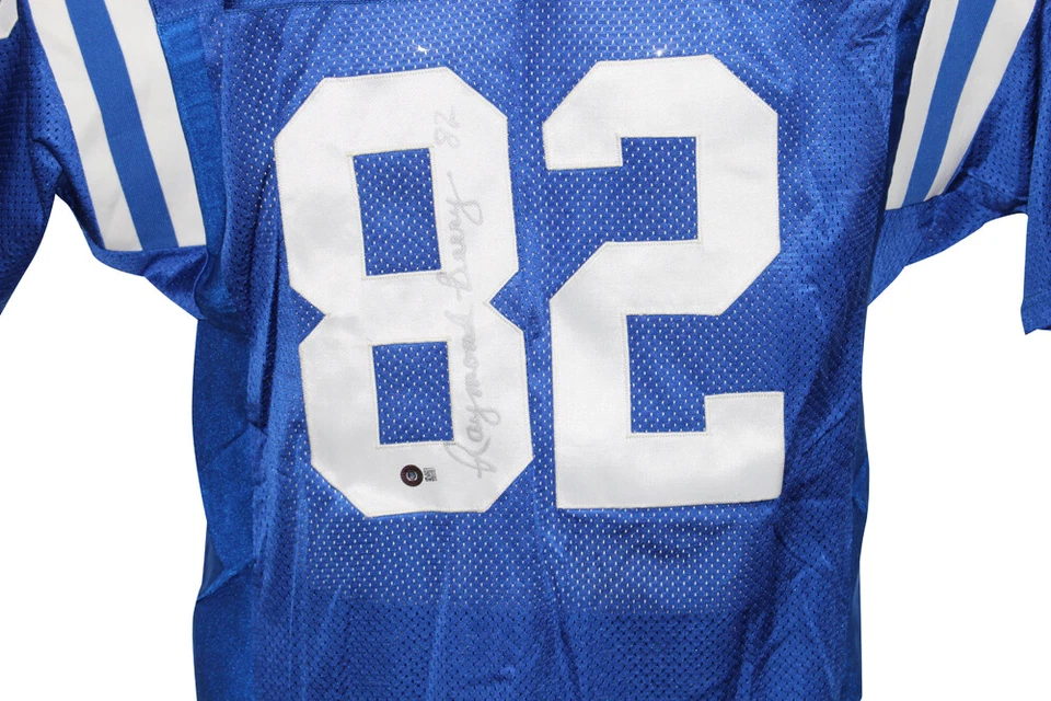 Raymond Berry Signed Baltimore Colts Wilson Proline Blue 48 Jersey BAS 33601 - Image 2 of 4