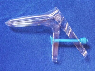 Gyn, Vaginal Spekulum Cusco, Plastik, klar, steril Gr. S