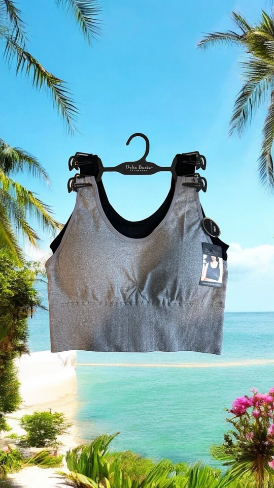 DELTA BURKE~2 Pack SEAMLESS BRAS~ INTIMATE MULTI-COLOR~ALL SIZES~ GREAT FIT! - Image 3 of 4