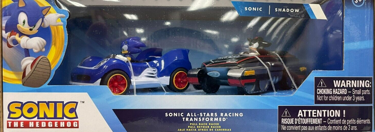Sonic Transformed All-Stars Racing Pull Back Action - Shadow and