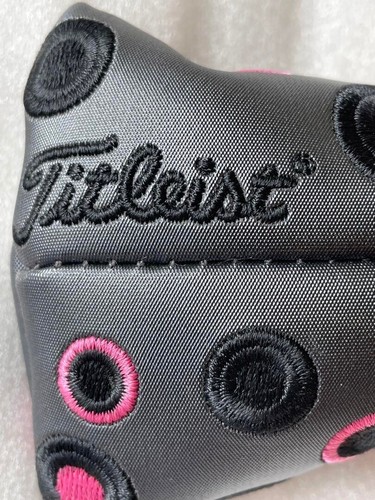 Scotty Cameron Custom Shop Jackpot Johnny Head Cover Charcoal Pink Rare - Picture 5 of 13