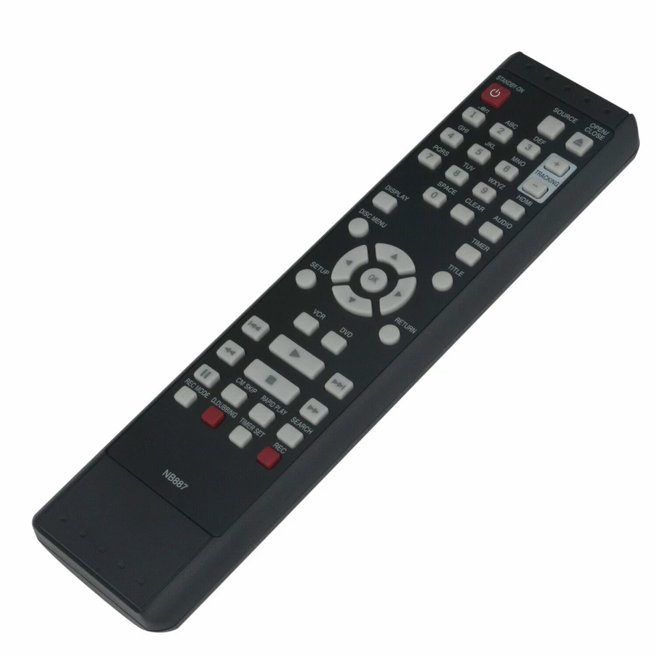 New NB887 For Magnavox DVD VCR Combo Remote Control RZV427MG9 NB887UH NB887UD - Image 3 of 4